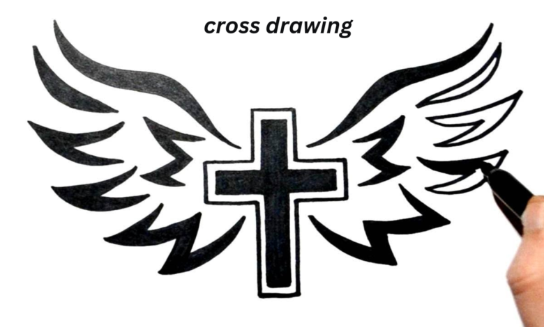 cross drawing