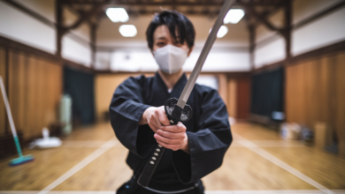 Blade Sheathed in a Saya NYT
