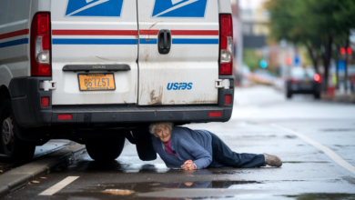 94-Year-Old Woman Struck and Trapped Under USPS Van in Queens