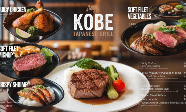 Kobe Japanese Grill Menu