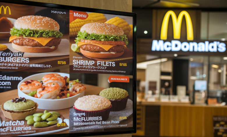 McDonald Japan Menu