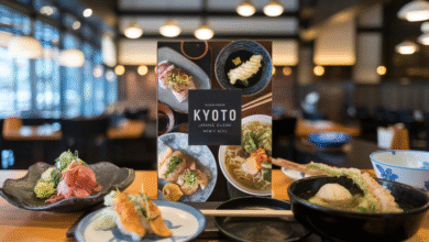Kyoto Japanese Cuisine Menu