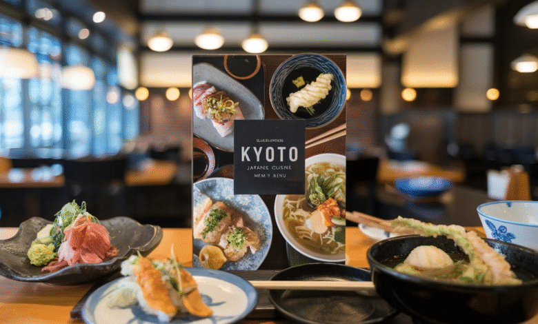 Kyoto Japanese Cuisine Menu